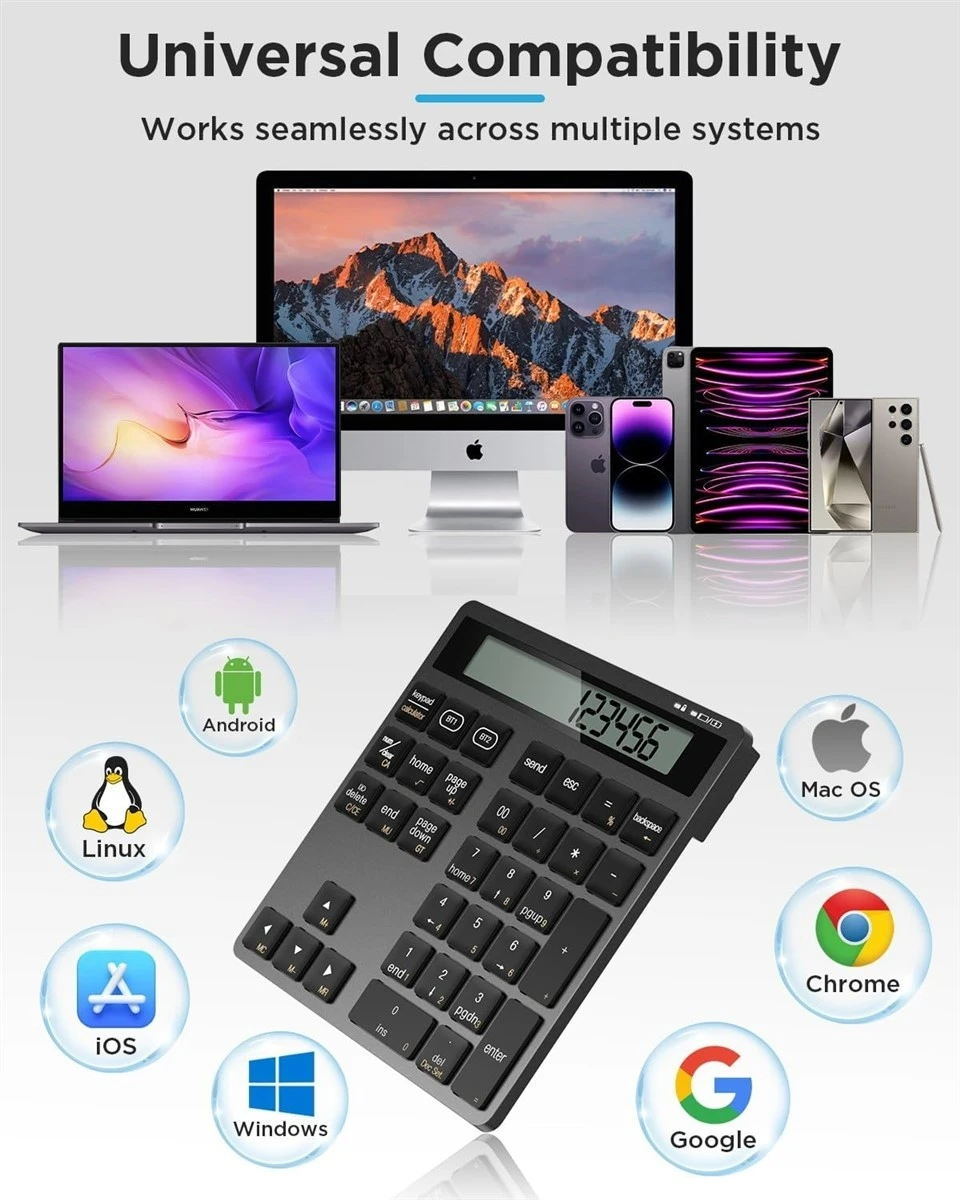 high quality Bluetooth Number Pad For Laptop 